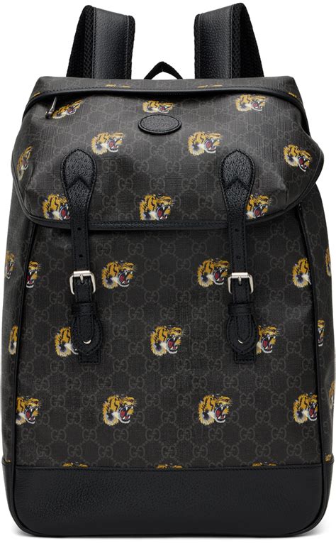 gucci backpack with tiger head|gucci tiger web backpack.